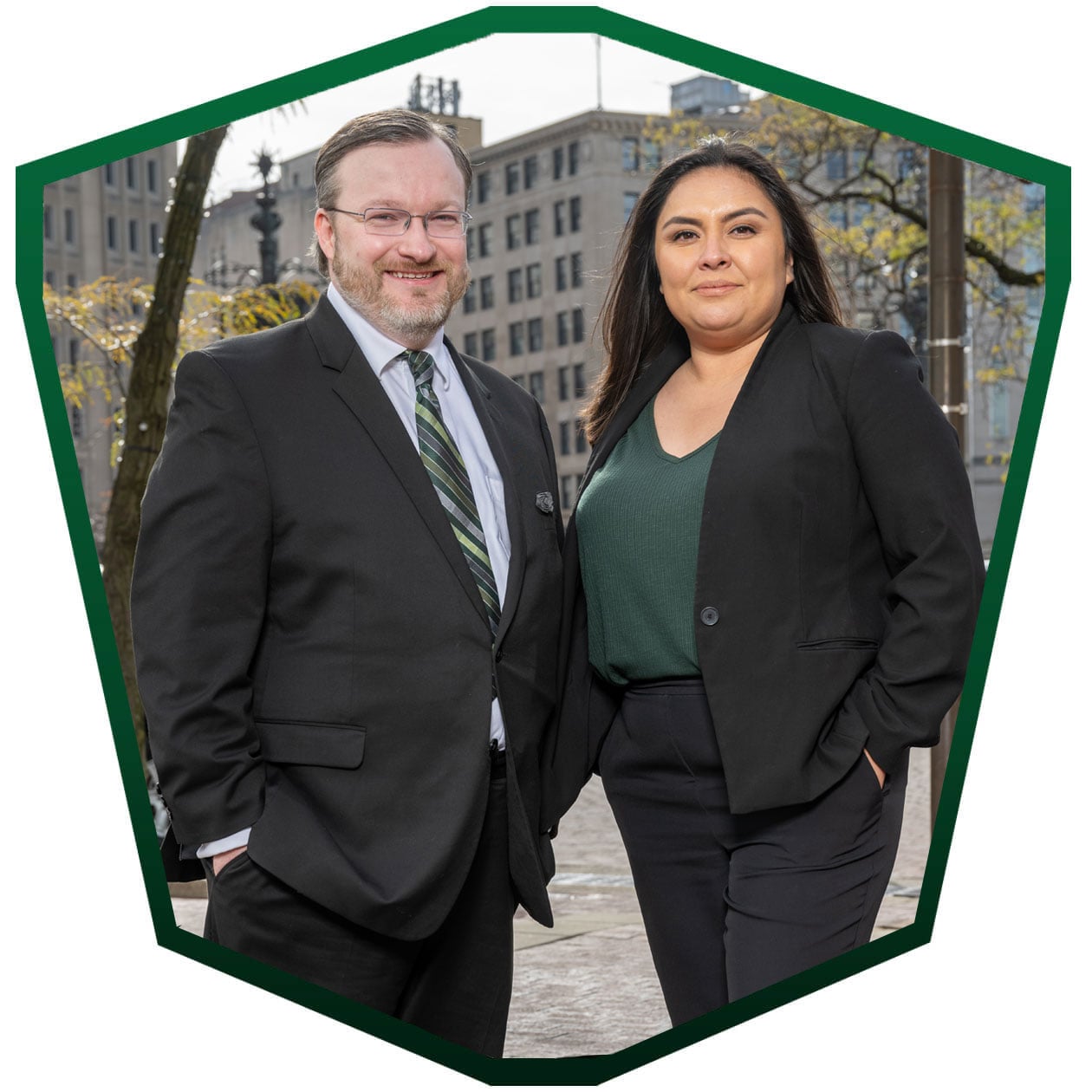 Star Martinez and Jonathan Harwell